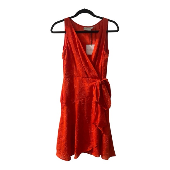 Premier Amour Vibrant Red Asymmetrical Ruffled Sundress - Picture 2 of 8